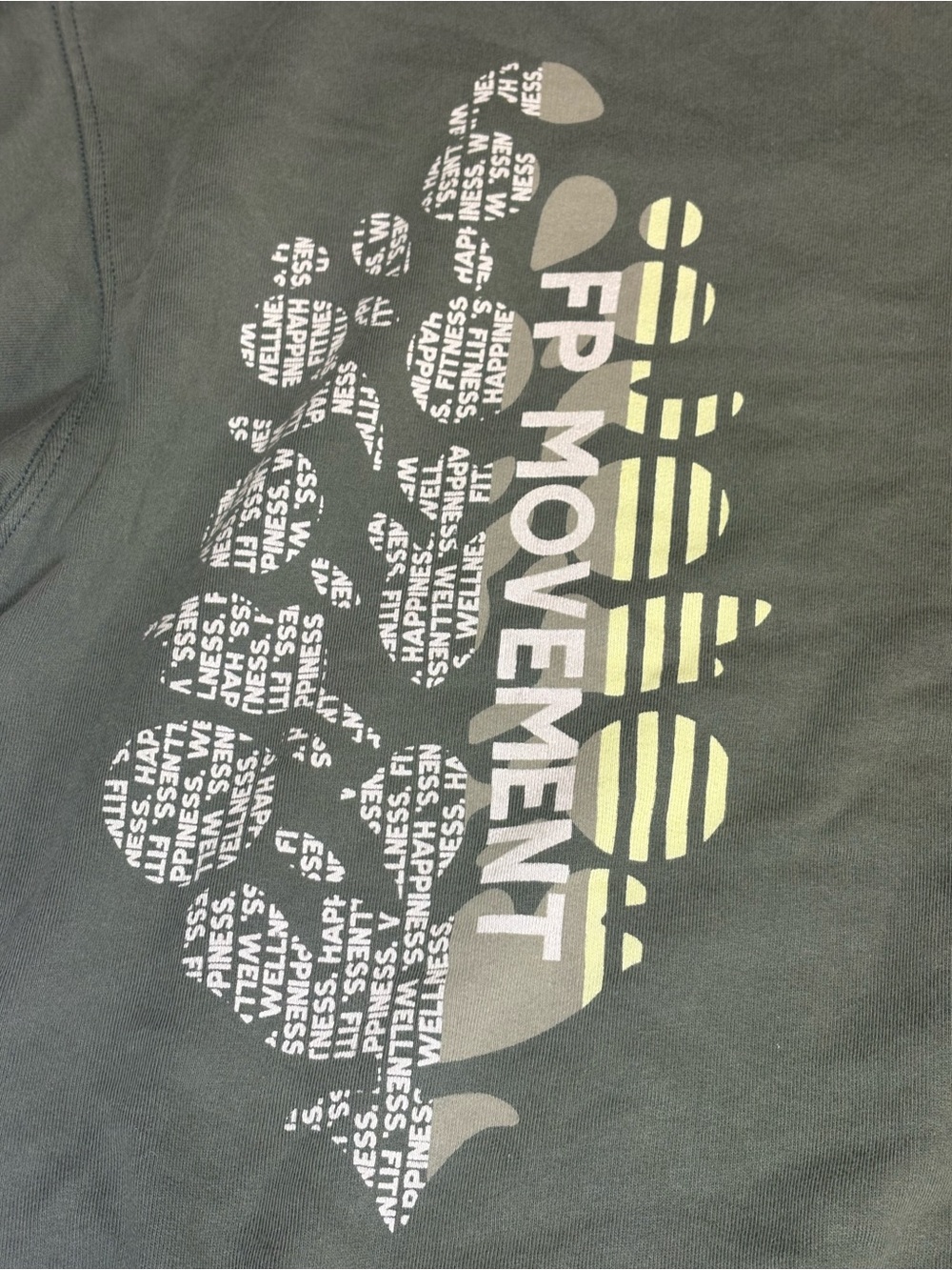 FP Movement All Star Logo Pullover Olive NWT - Picture 5 of 11